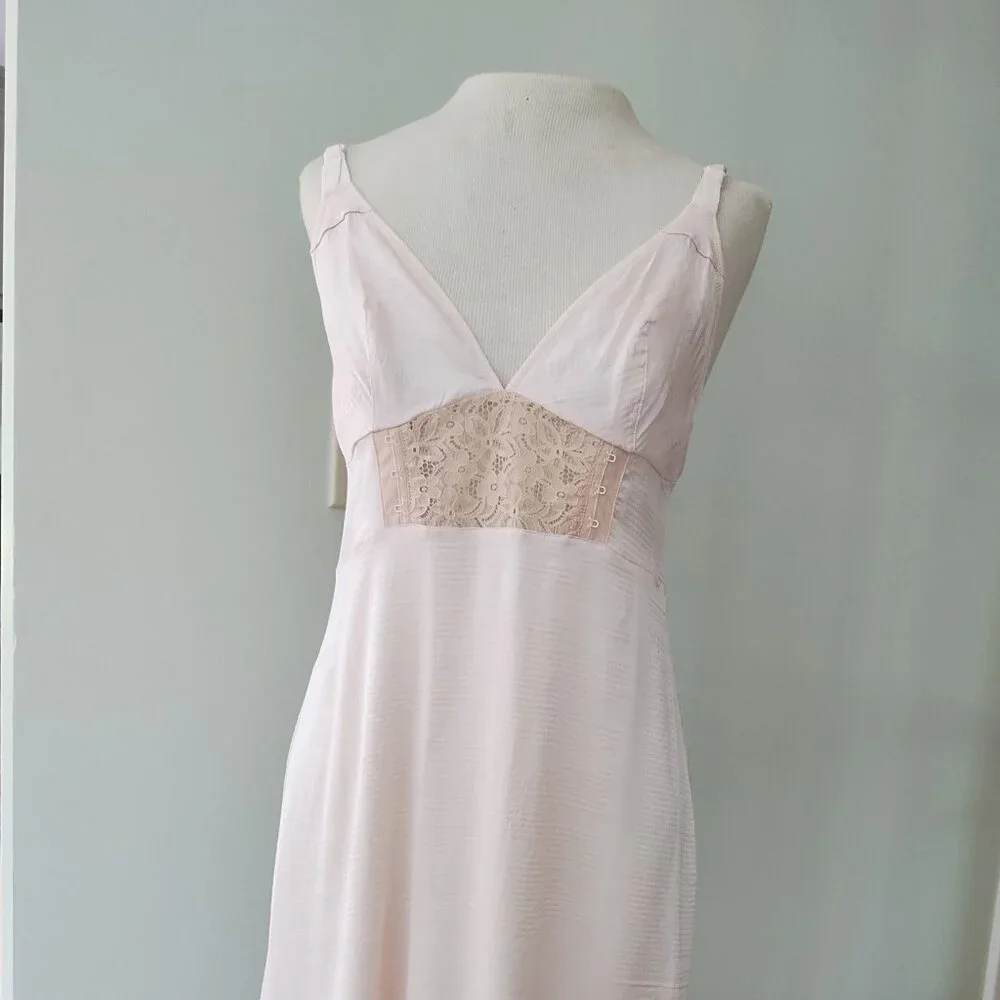 John Galliano Lingerie newspaper print vintage style silk slip dress - Picture 3 of 16